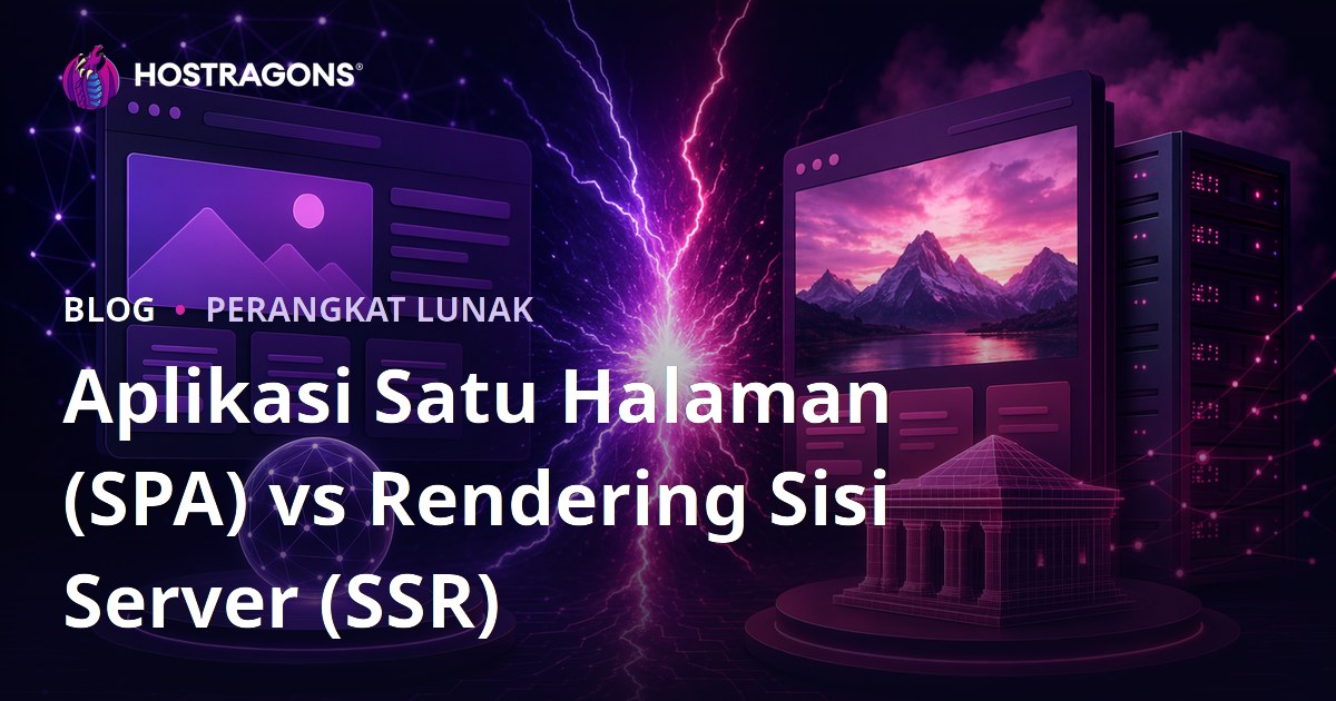 Aplikasi Satu Halaman (SPA) vs Rendering Sisi Server (SSR)