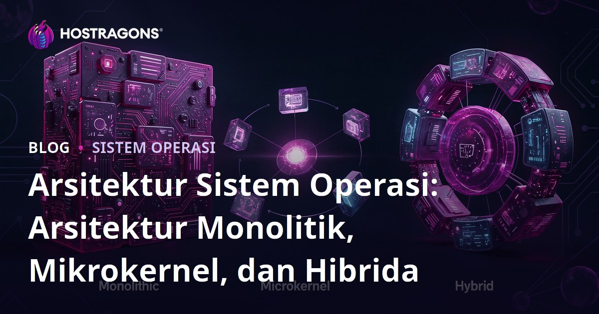 Arsitektur Sistem Operasi: Arsitektur Monolitik, Mikrokernel, dan Hibrida