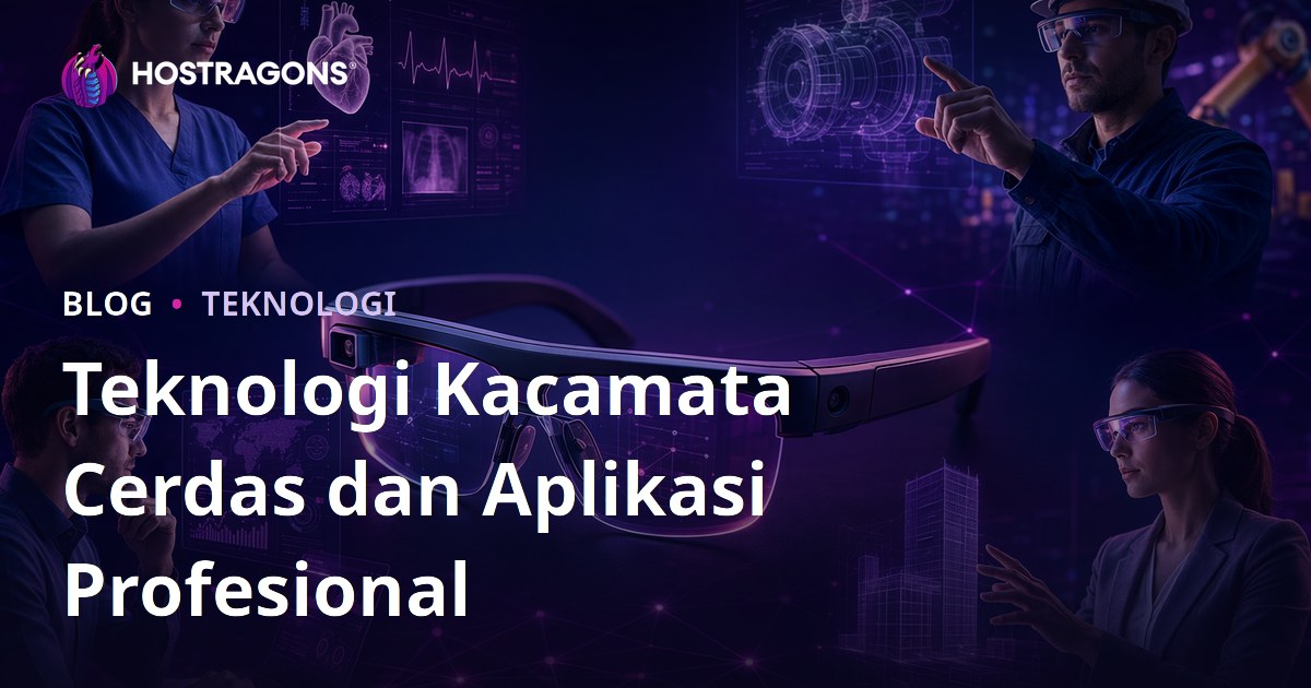 Teknologi Kacamata Cerdas dan Aplikasi Profesional