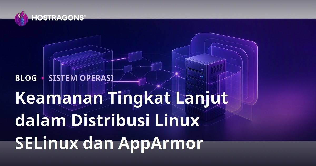 Keamanan Tingkat Lanjut dalam Distribusi Linux SELinux dan AppArmor