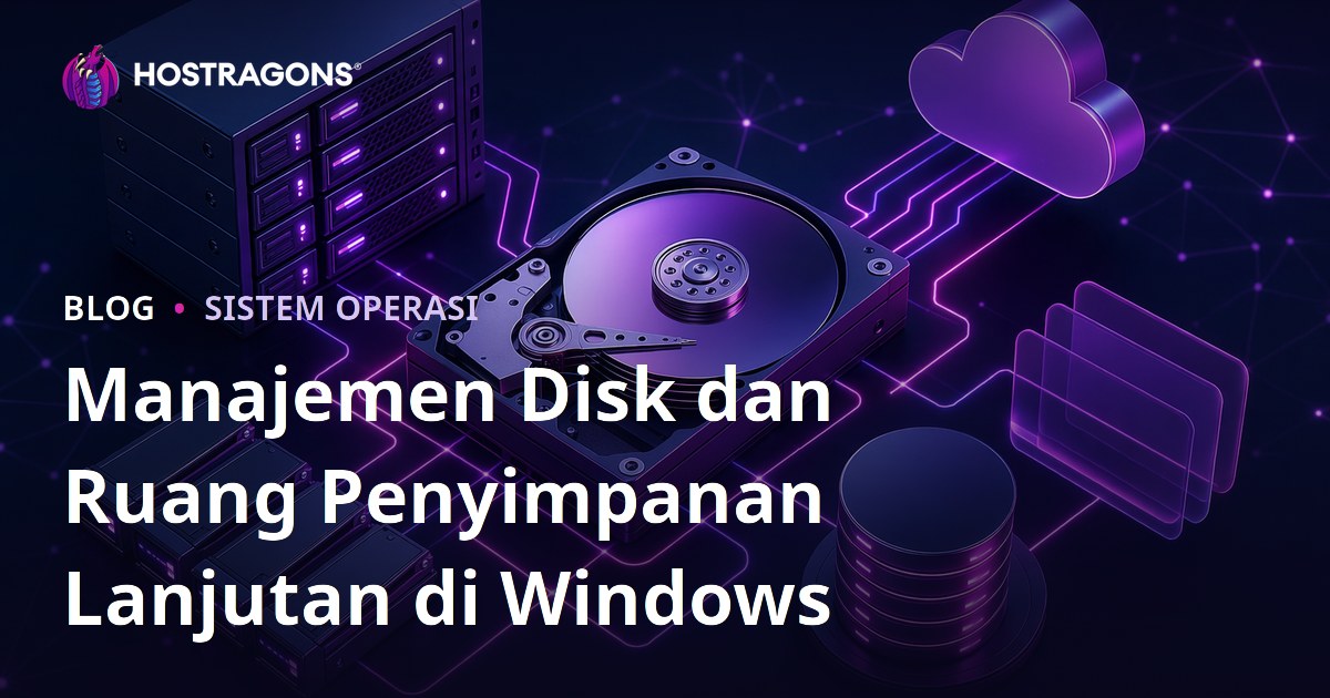 Manajemen Disk dan Ruang Penyimpanan Lanjutan di Windows