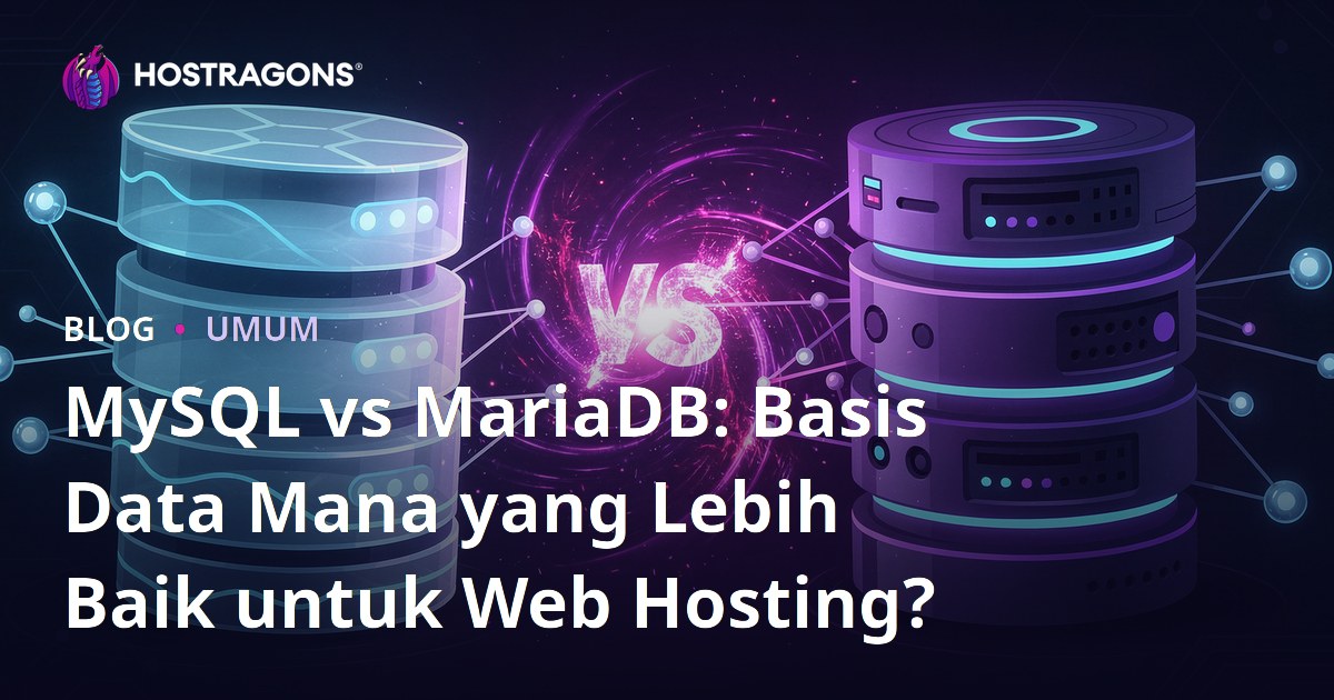 MySQL vs MariaDB: Basis Data Mana yang Lebih Baik untuk Web Hosting?