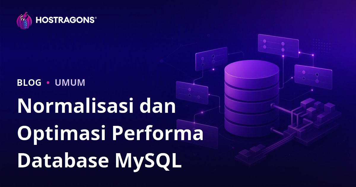 Normalisasi dan Optimasi Performa Database MySQL