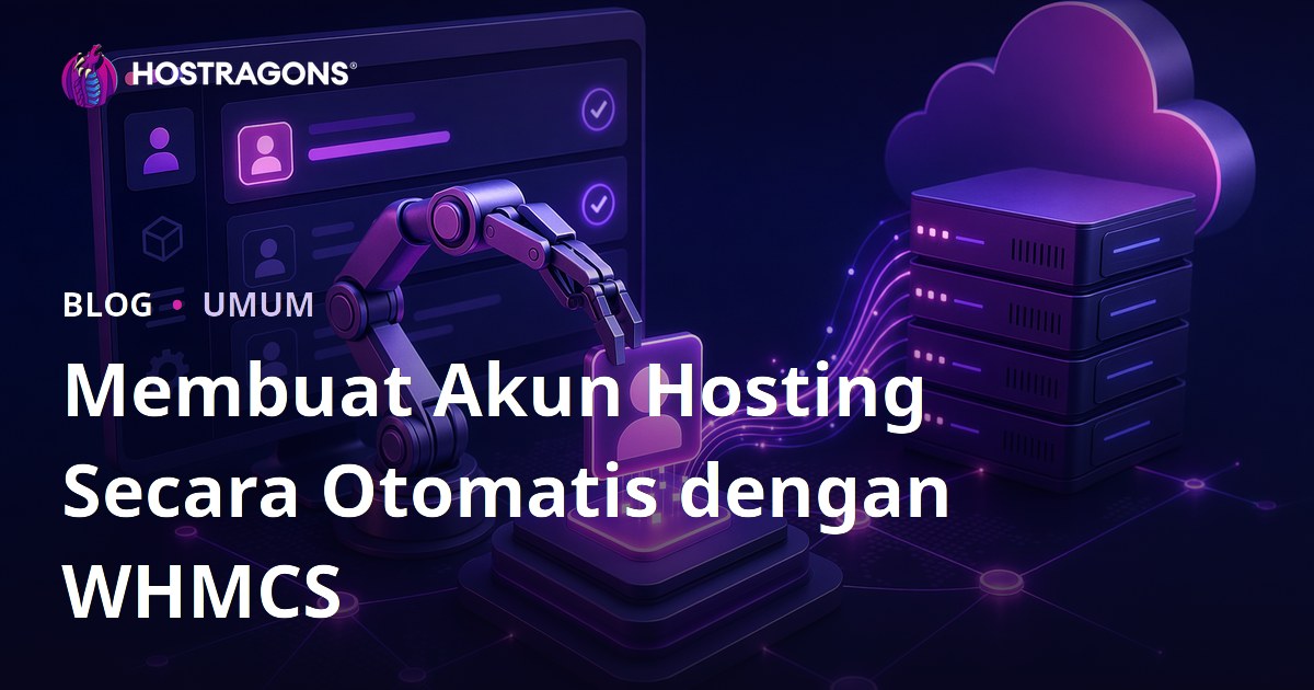 Membuat Akun Hosting Secara Otomatis dengan WHMCS