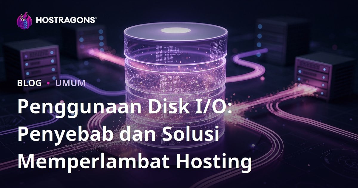 Penggunaan Disk I/O: Penyebab dan Solusi Memperlambat Hosting
