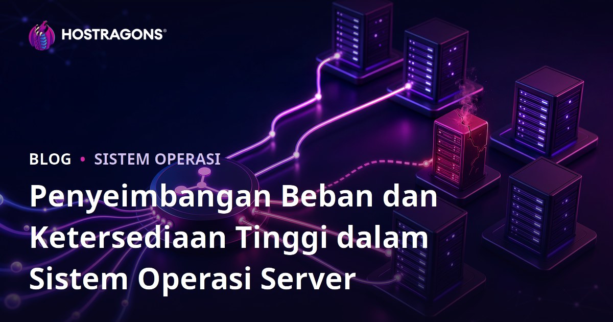Penyeimbangan Beban dan Ketersediaan Tinggi dalam Sistem Operasi Server