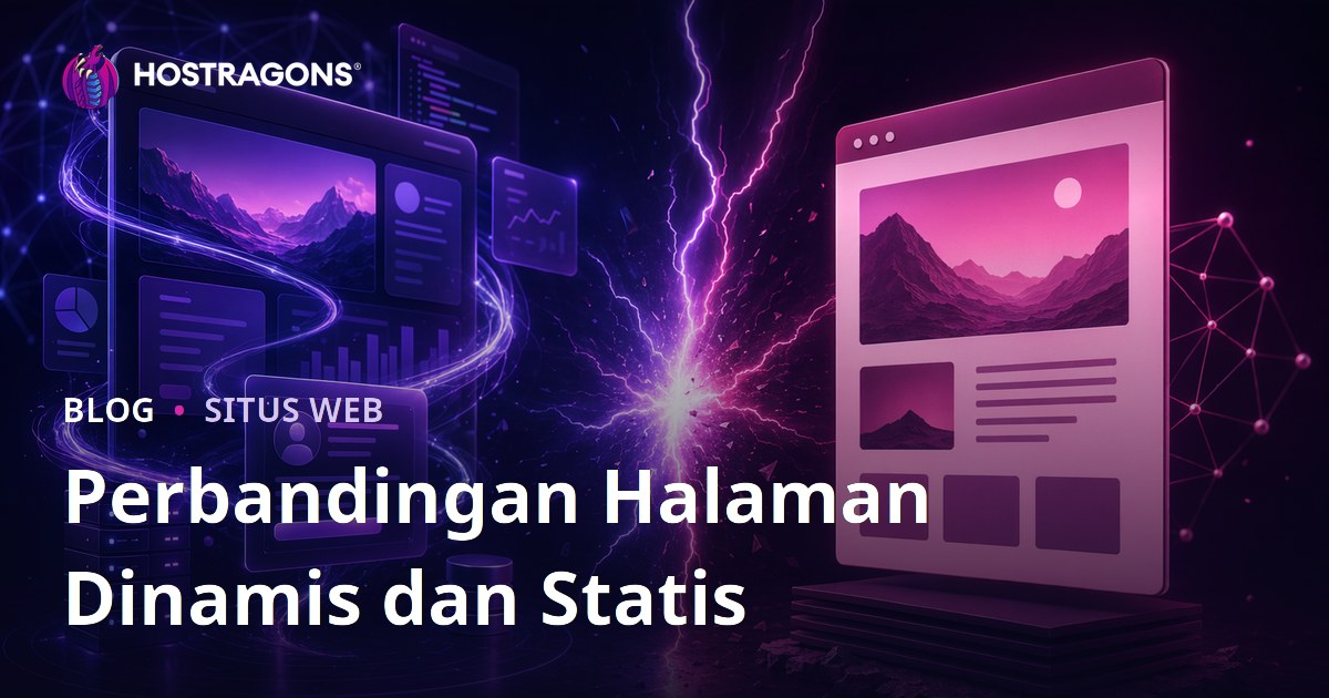 Perbandingan Halaman Dinamis dan Statis