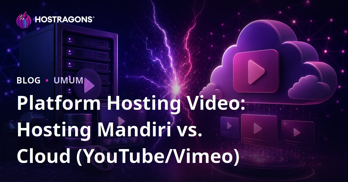 Platform Hosting Video: Hosting Mandiri vs. Cloud (YouTube/Vimeo)