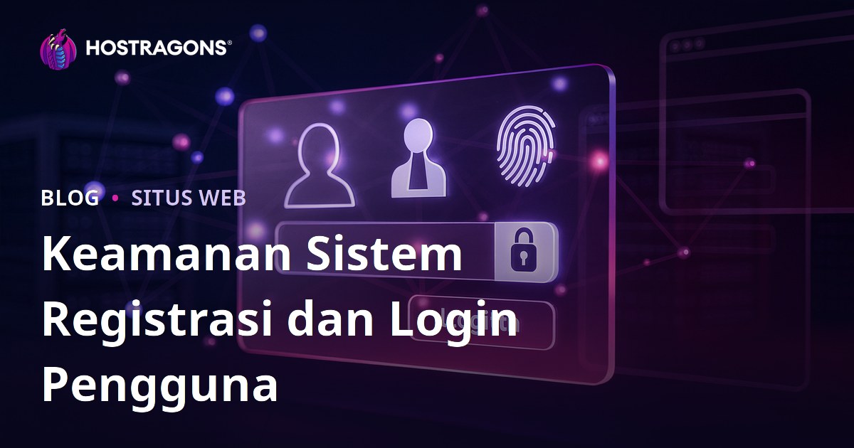 Keamanan Sistem Registrasi dan Login Pengguna