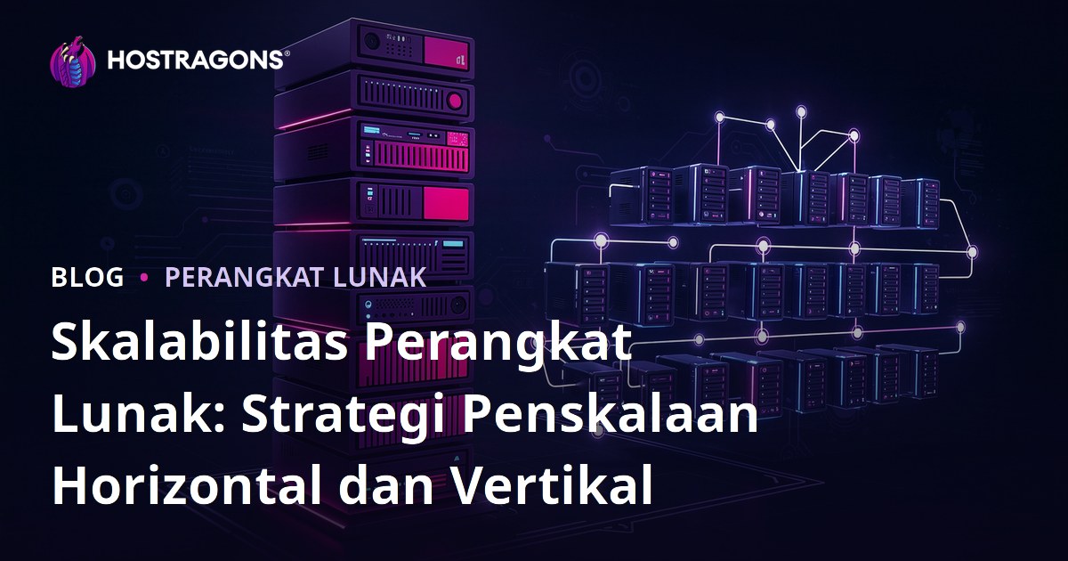 Skalabilitas Perangkat Lunak: Strategi Penskalaan Horizontal dan Vertikal