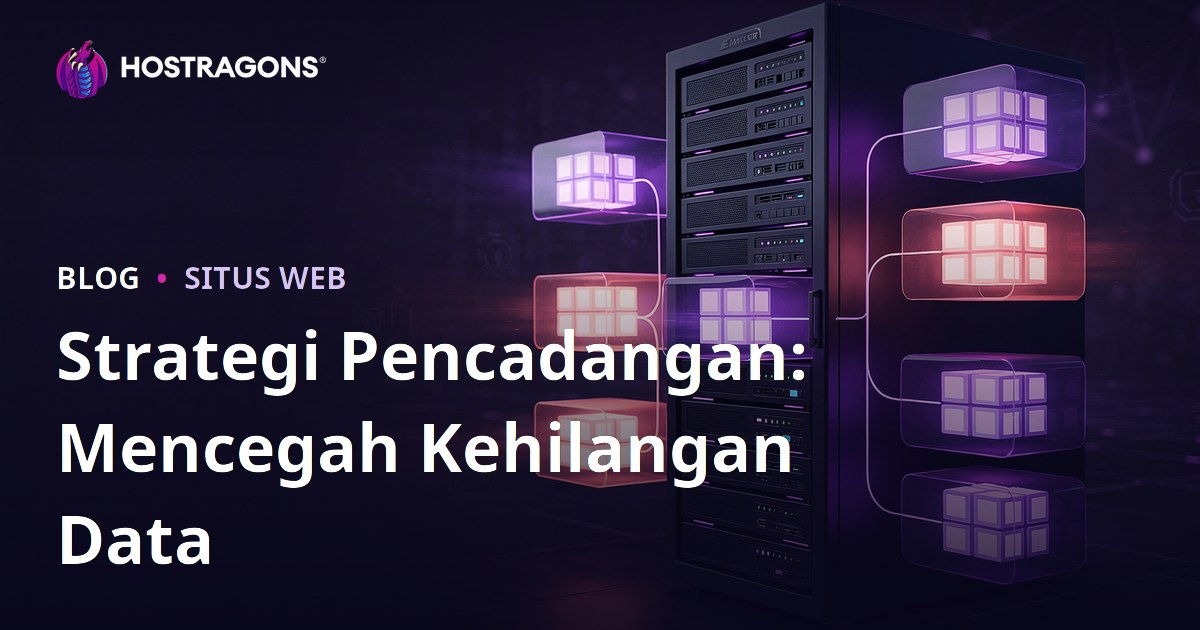 Strategi Pencadangan: Mencegah Kehilangan Data