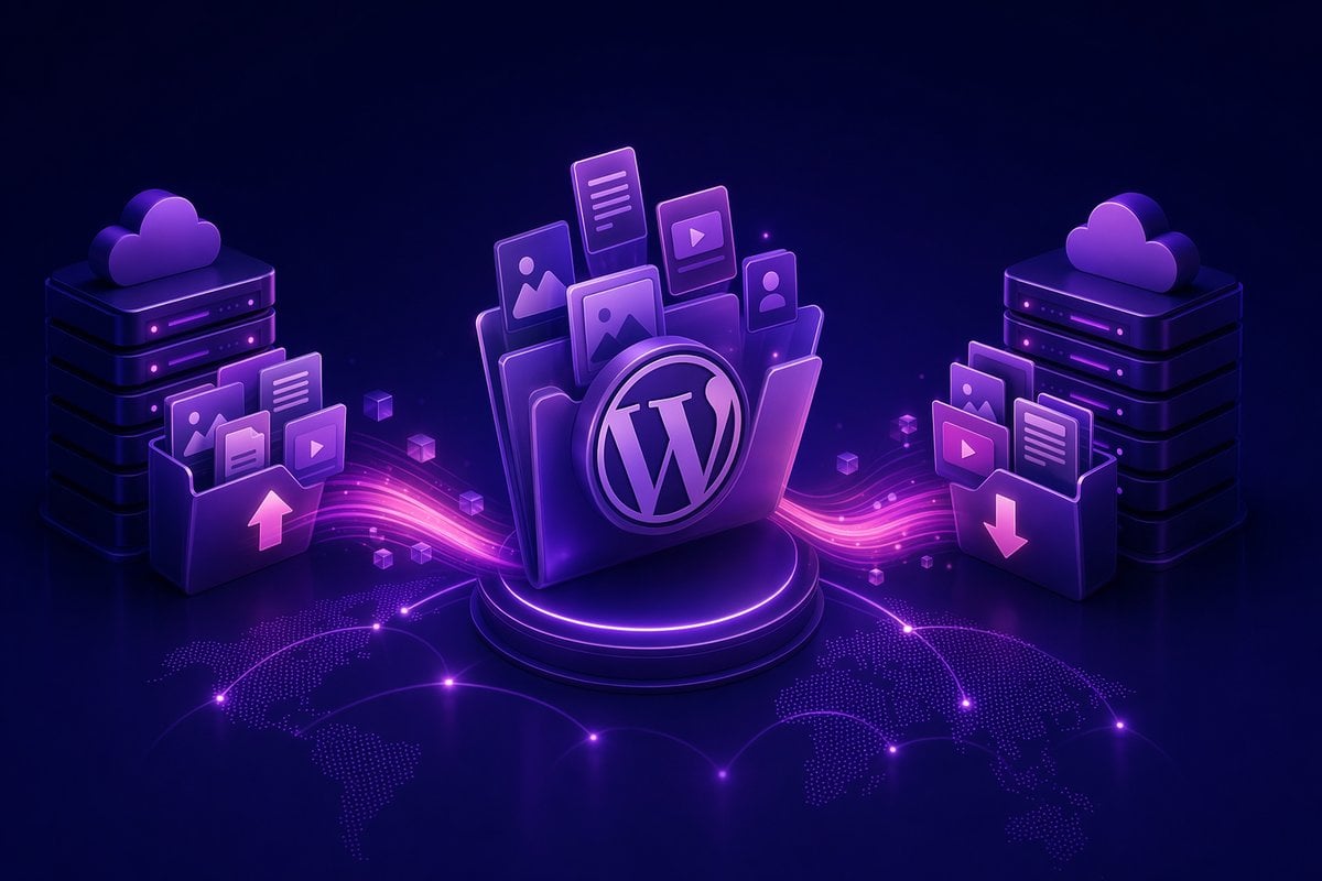 Podrobni postopki WordPress izvoza in uvoza