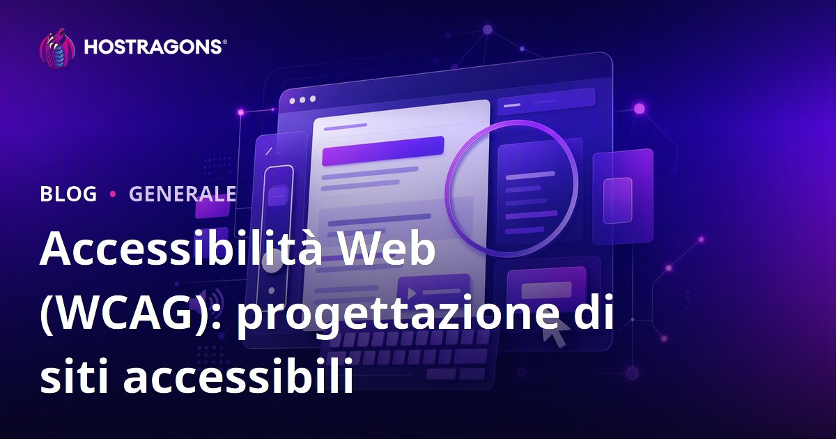 Accessibilità Web (WCAG): progettazione di siti accessibili
