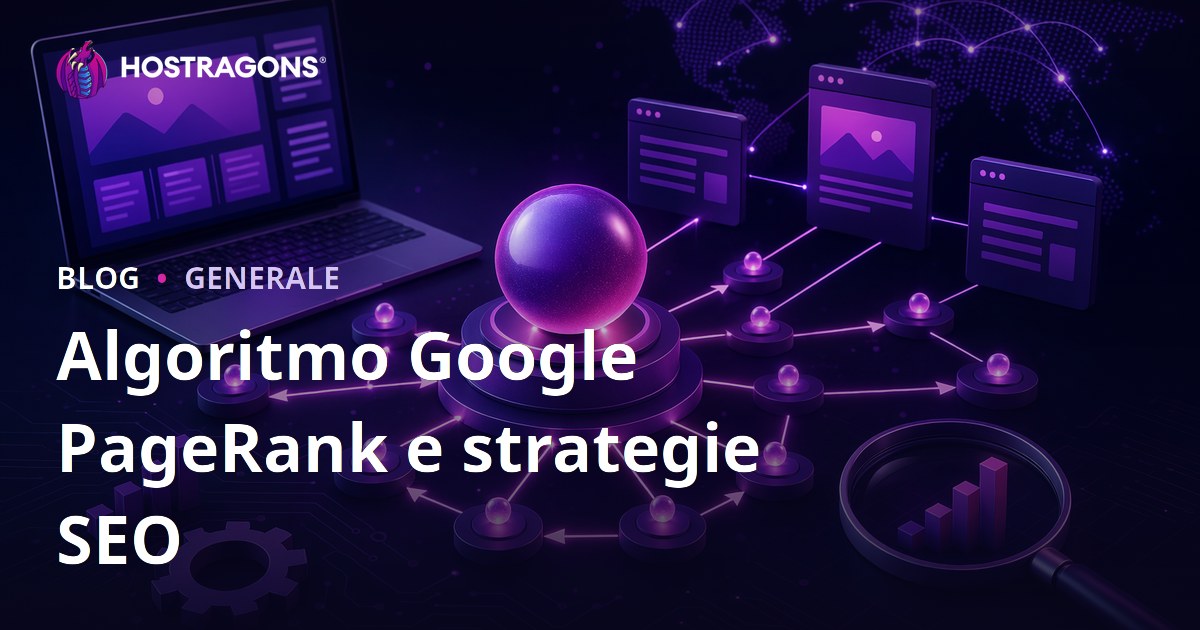Algoritmo Google PageRank e strategie SEO
