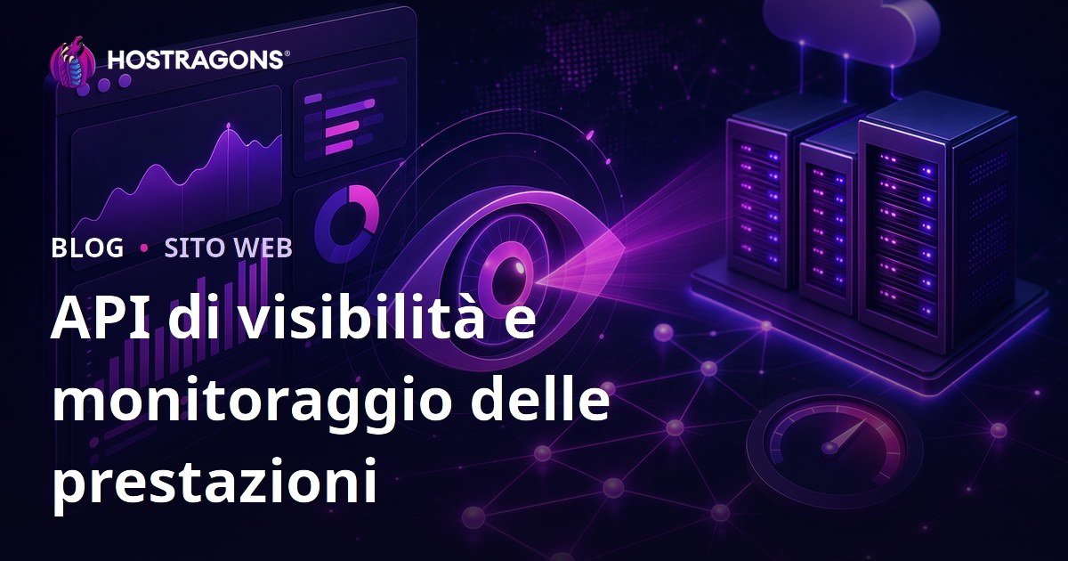 API di visibilità e monitoraggio delle prestazioni