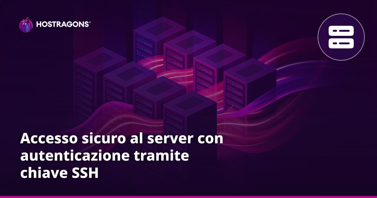 Accesso sicuro al server con autenticazione tramite chiave SSH