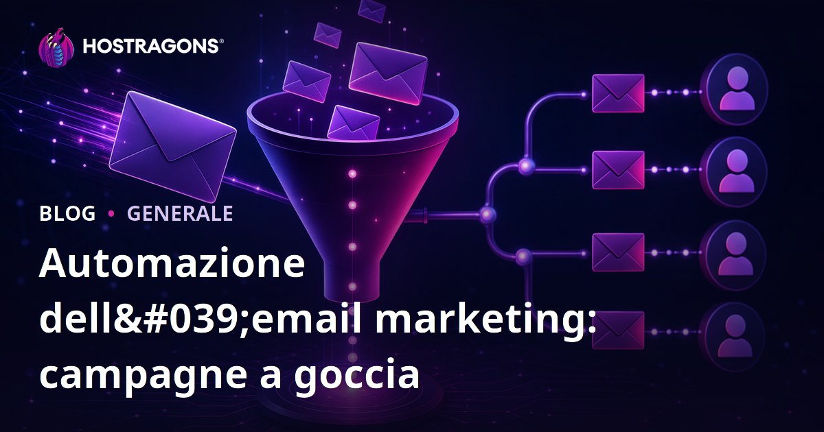 Automazione dell'email marketing: campagne a goccia