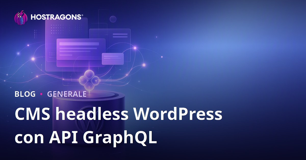 CMS headless WordPress con API GraphQL