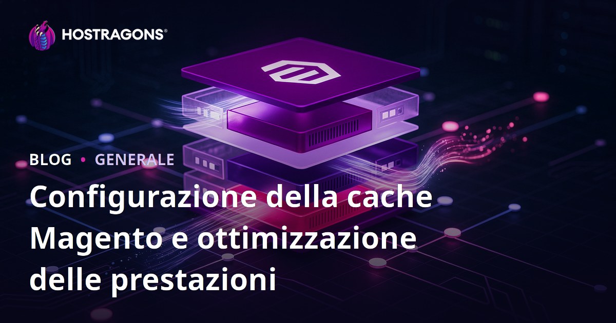 Configurazione della cache Magento e ottimizzazione delle prestazioni