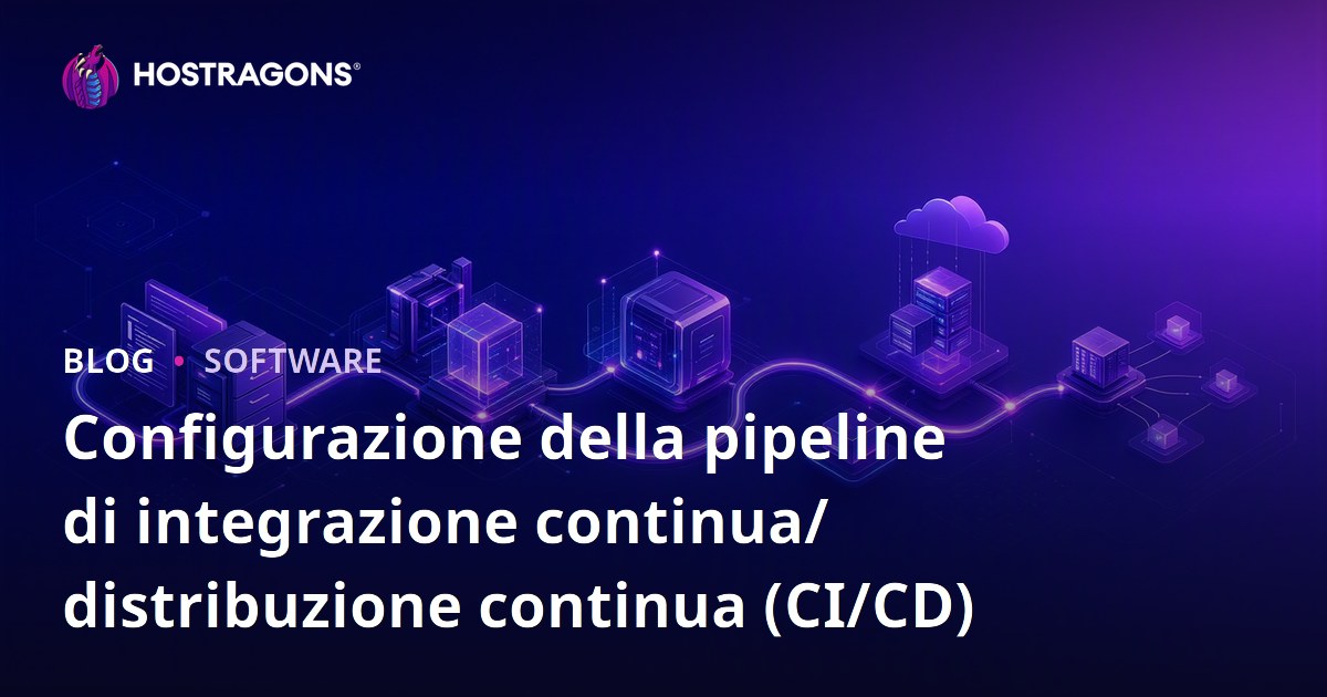 Configurazione della pipeline di integrazione continua/distribuzione continua (CI/CD)