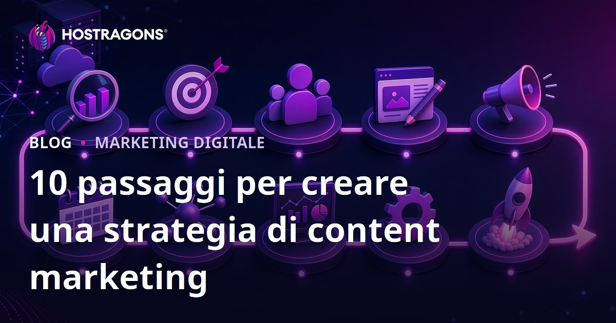 10 passaggi per creare una strategia di content marketing