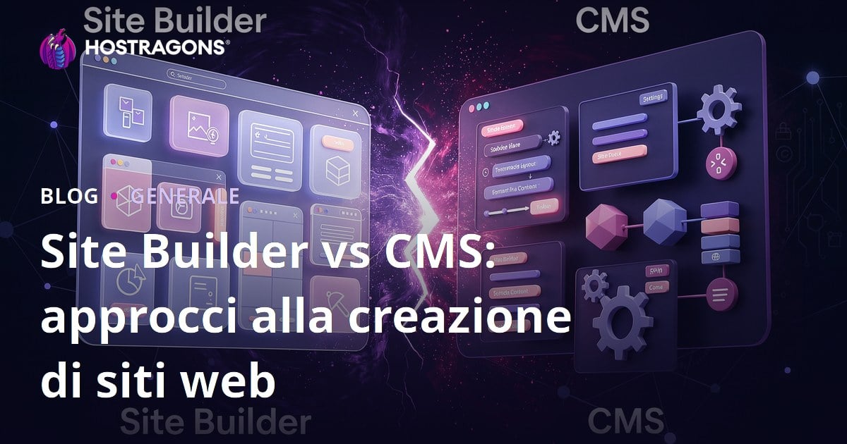 Site Builder vs CMS: approcci alla creazione di siti web