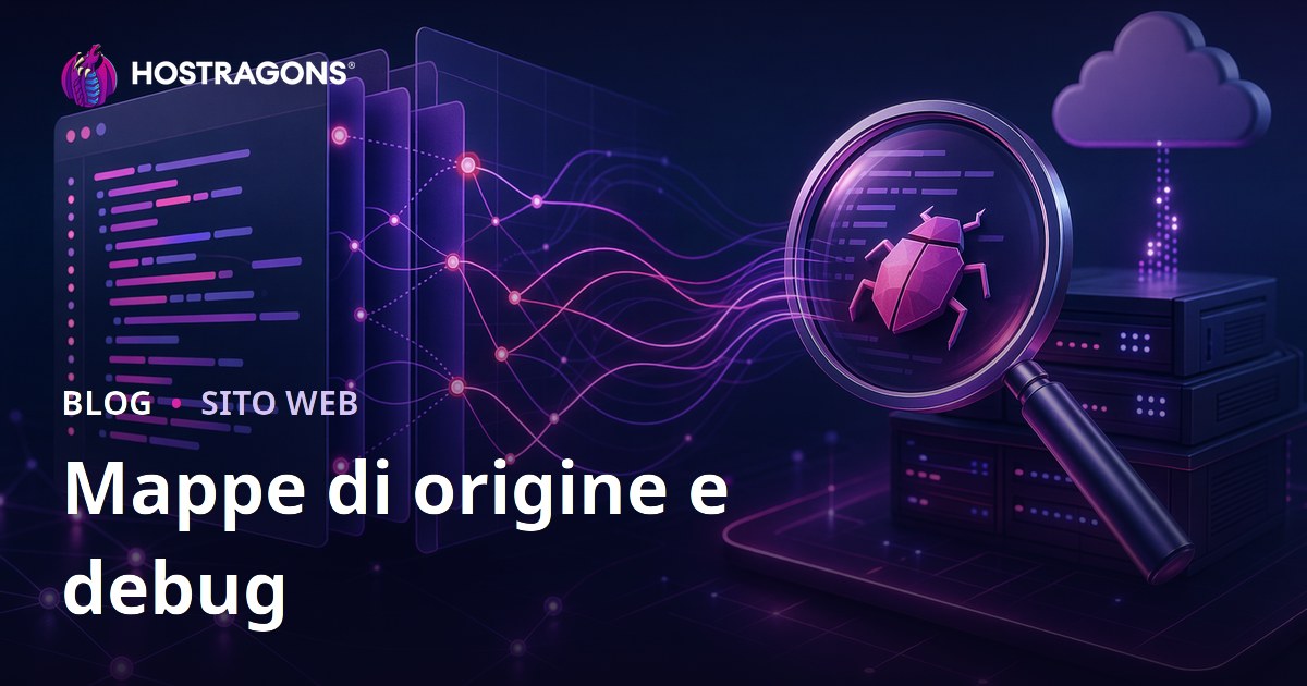 Mappe di origine e debug