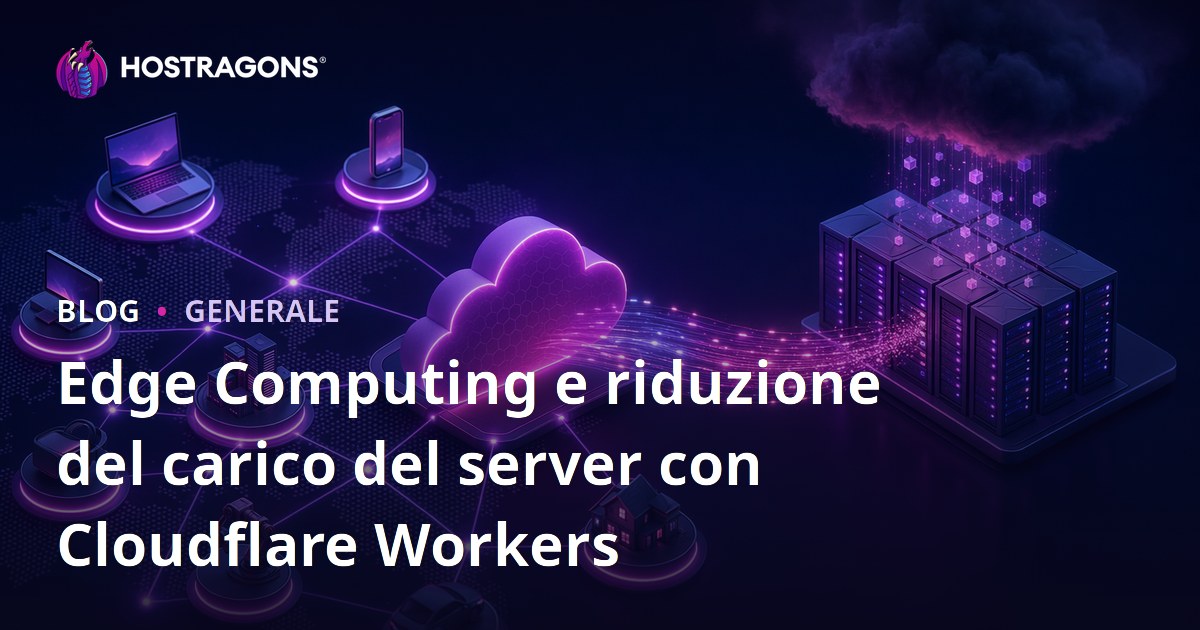 Edge Computing e riduzione del carico del server con Cloudflare Workers