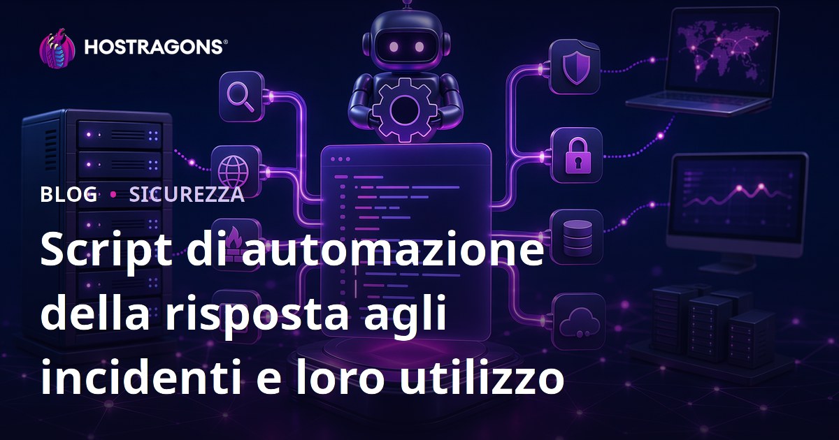 Script di automazione della risposta agli incidenti e loro utilizzo