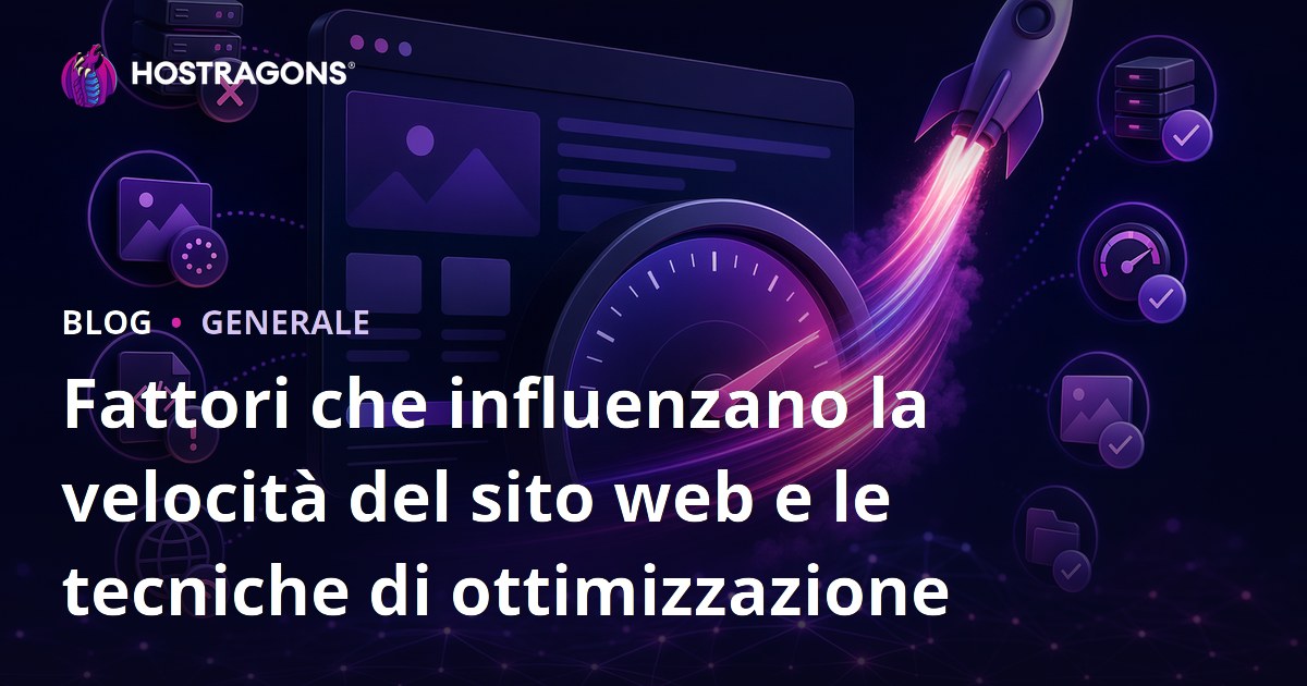 Fattori che influenzano la velocità del sito web e le tecniche di ottimizzazione