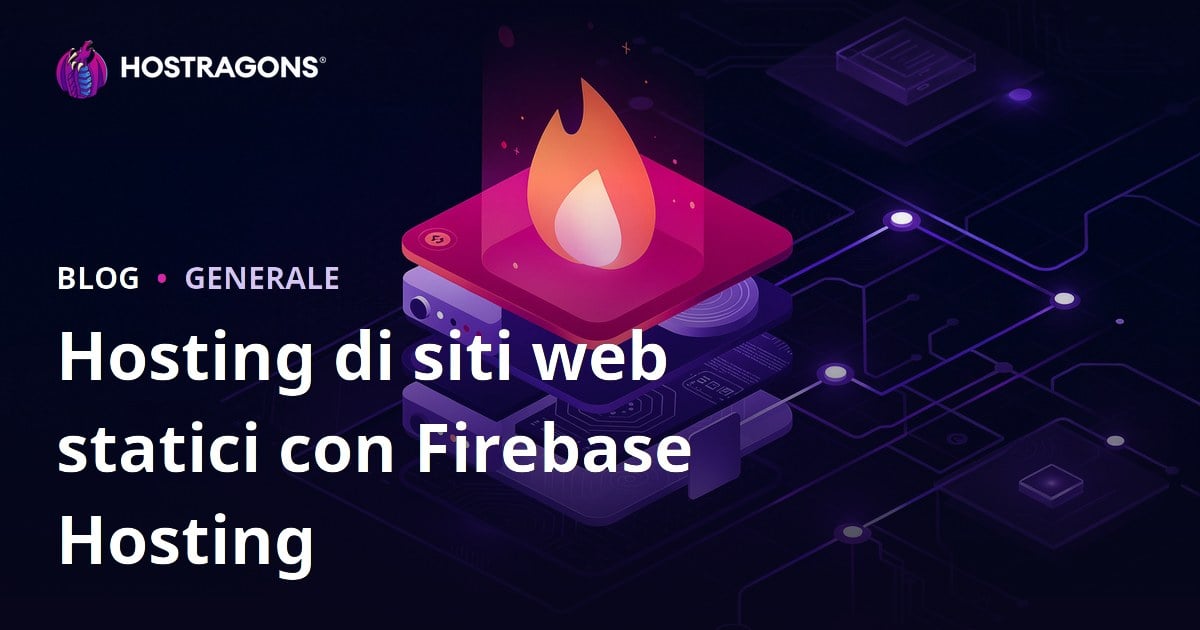 Hosting di siti web statici con Firebase Hosting