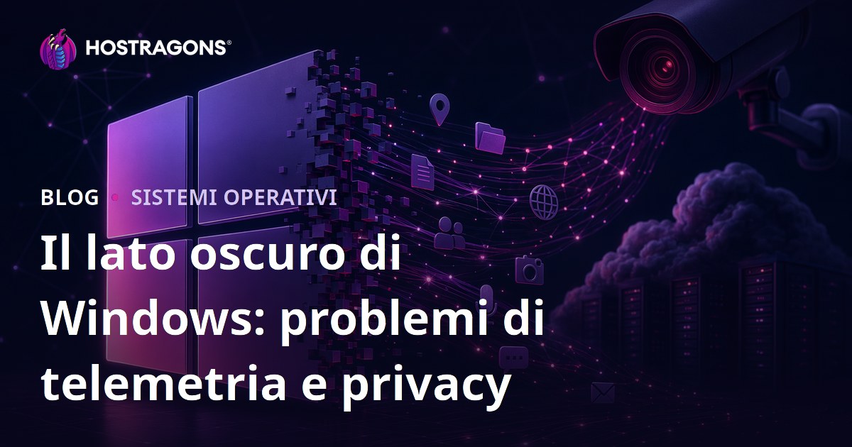Il lato oscuro di Windows: problemi di telemetria e privacy