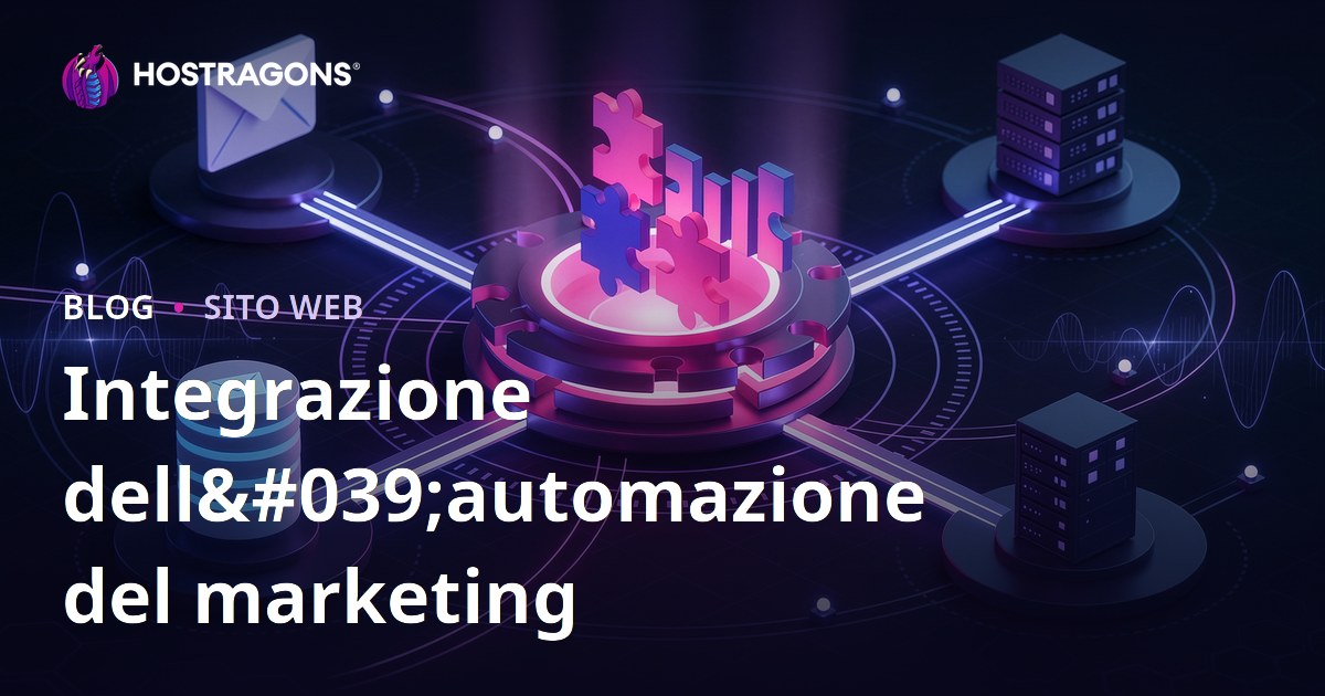 Integrazione dell'automazione del marketing