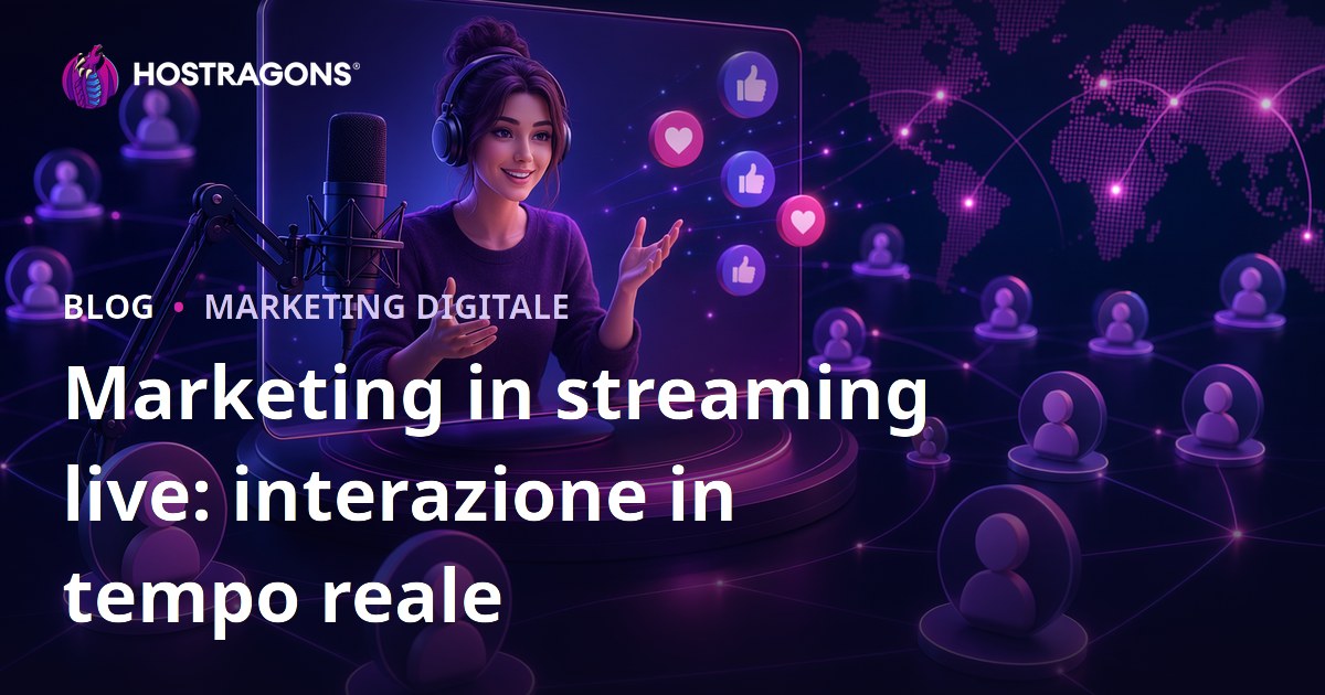 Marketing in streaming live: interazione in tempo reale