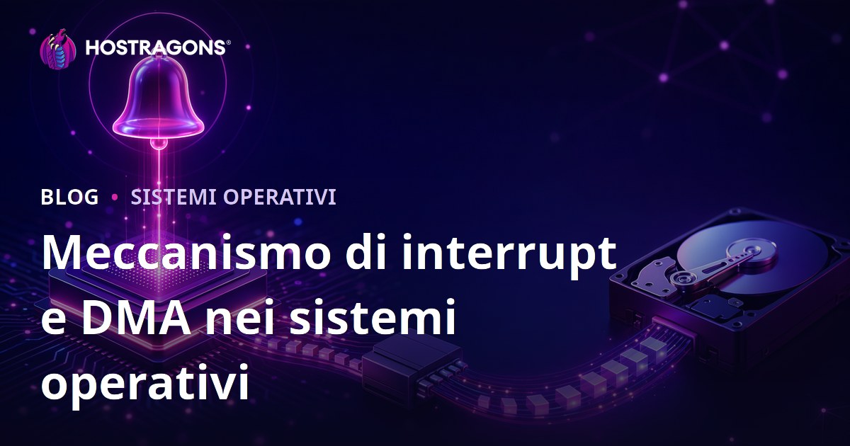 Meccanismo di interrupt e DMA nei sistemi operativi