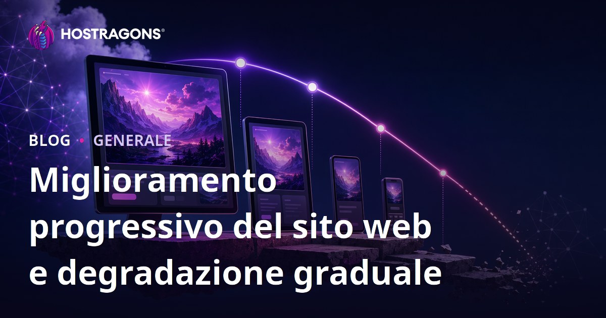 Miglioramento progressivo del sito web e degradazione graduale