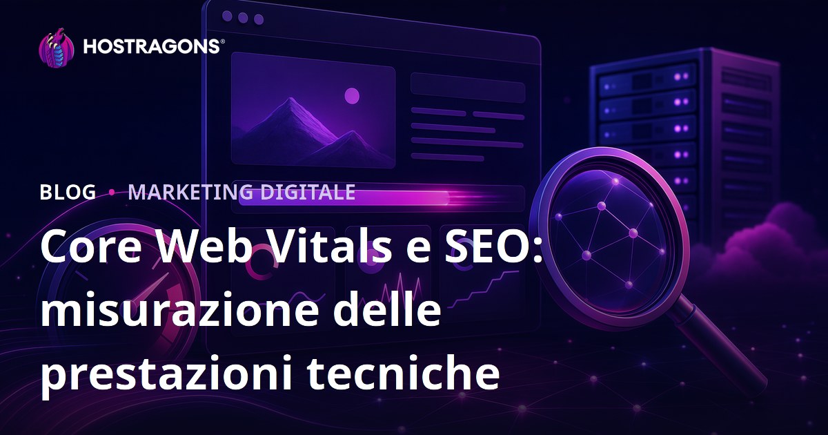 Core Web Vitals e SEO: misurazione delle prestazioni tecniche
