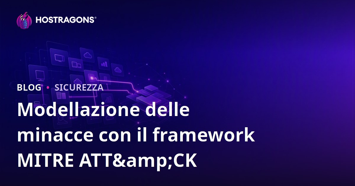 Modellazione delle minacce con il framework MITRE ATT&CK