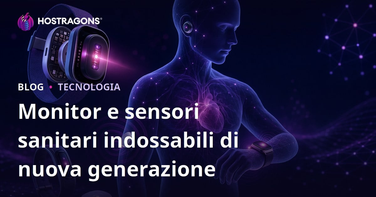Monitor e sensori sanitari indossabili di nuova generazione