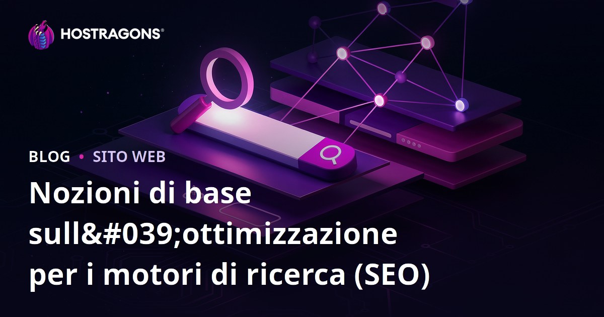 Nozioni di base sull'ottimizzazione per i motori di ricerca (SEO)