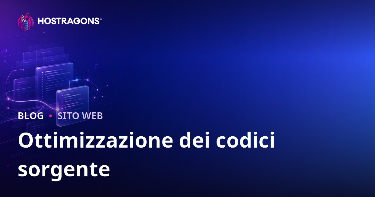 Ottimizzazione dei codici sorgente