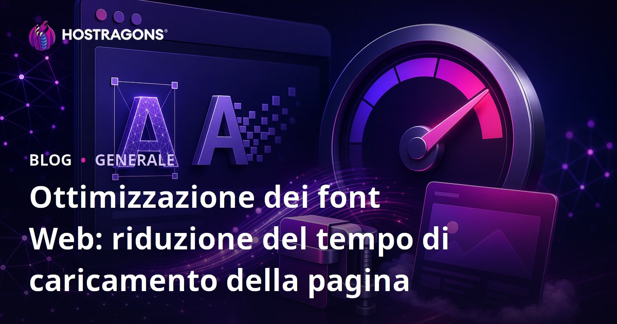 Ottimizzazione dei font Web: riduzione del tempo di caricamento della pagina