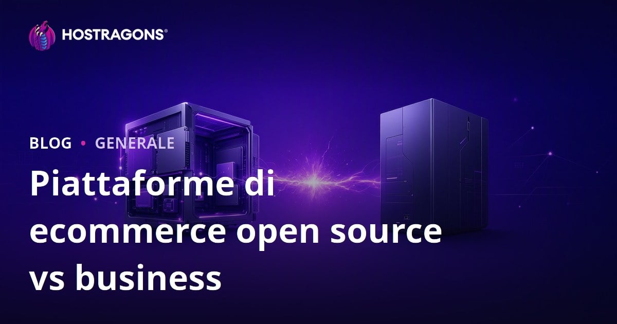 Piattaforme di ecommerce open source vs business
