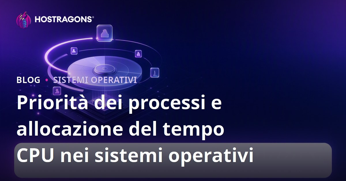 Priorità dei processi e allocazione del tempo CPU nei sistemi operativi