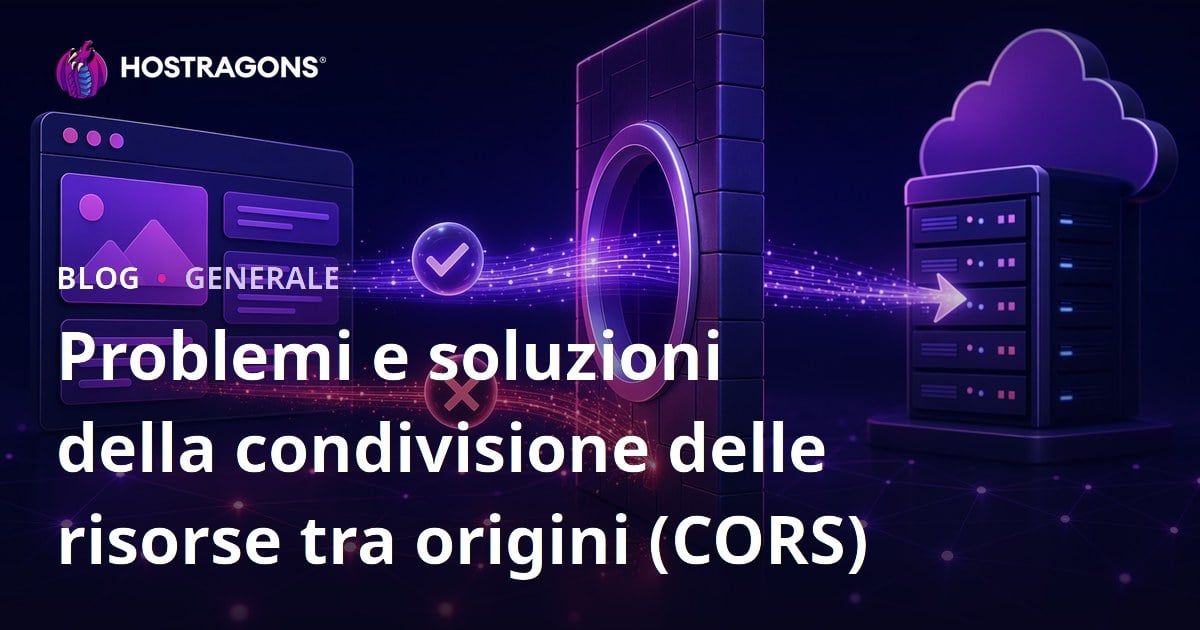 Problemi e soluzioni della condivisione delle risorse tra origini (CORS)