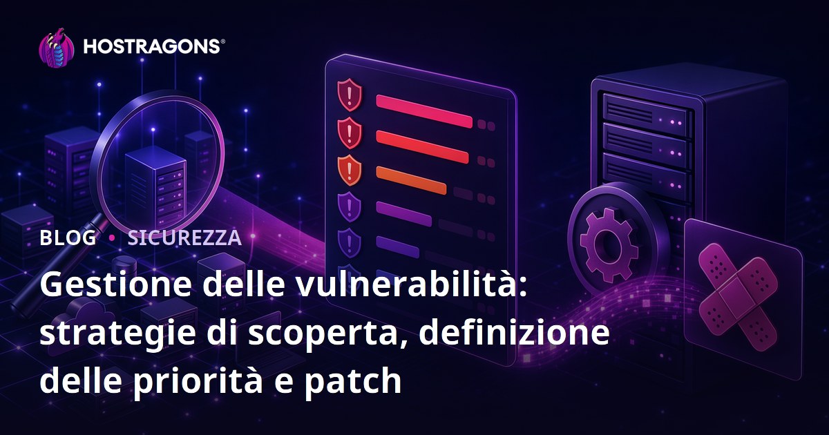 Gestione delle vulnerabilità: strategie di scoperta, definizione delle priorità e patch