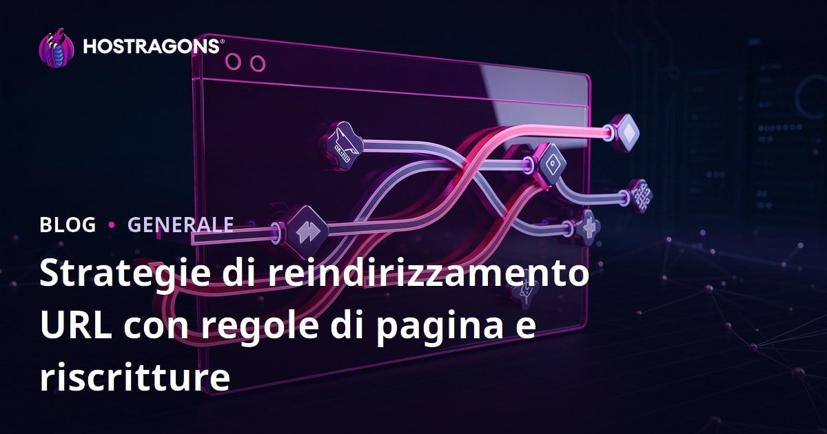 Strategie di reindirizzamento URL con regole di pagina e riscritture