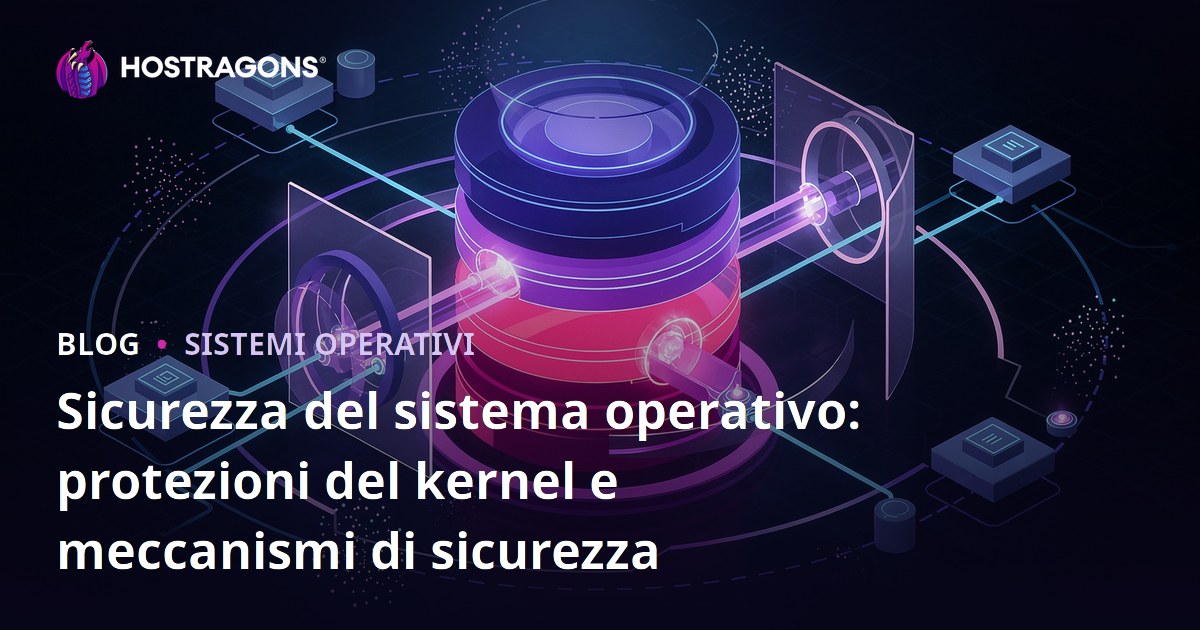 Sicurezza del sistema operativo: protezioni del kernel e meccanismi di sicurezza