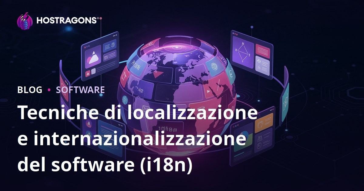 Tecniche di localizzazione e internazionalizzazione del software (i18n)