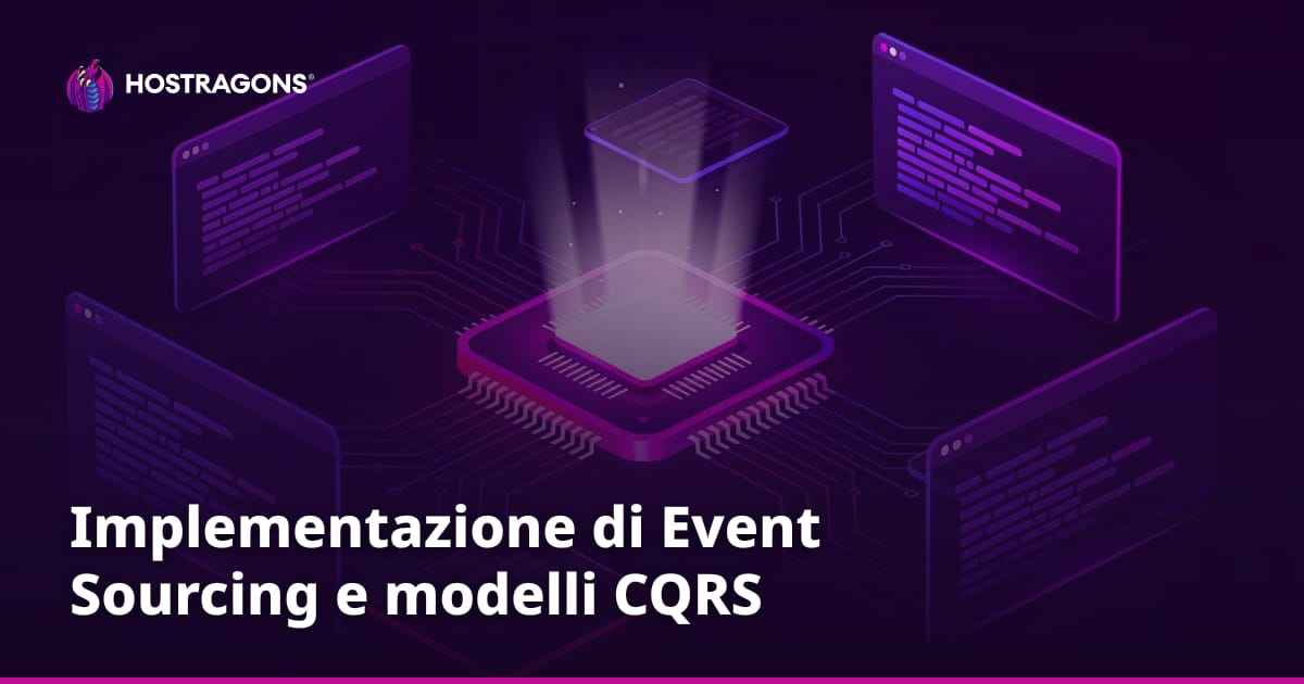 Implementazione di Event Sourcing e modelli CQRS